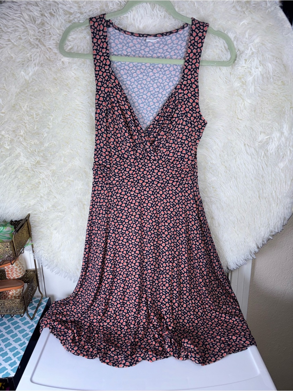 Sleeveless Floral V-Neck Women's Dress NWOT - Picture 9 of 13